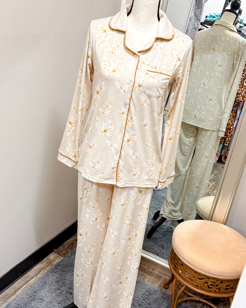 Harvest Toile - Sleep Pants