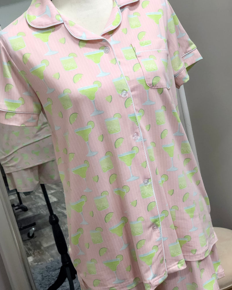Salty But Sweet - Button Up Sleep Shirt