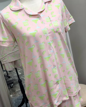 Salty But Sweet - Button Up Sleep Shirt