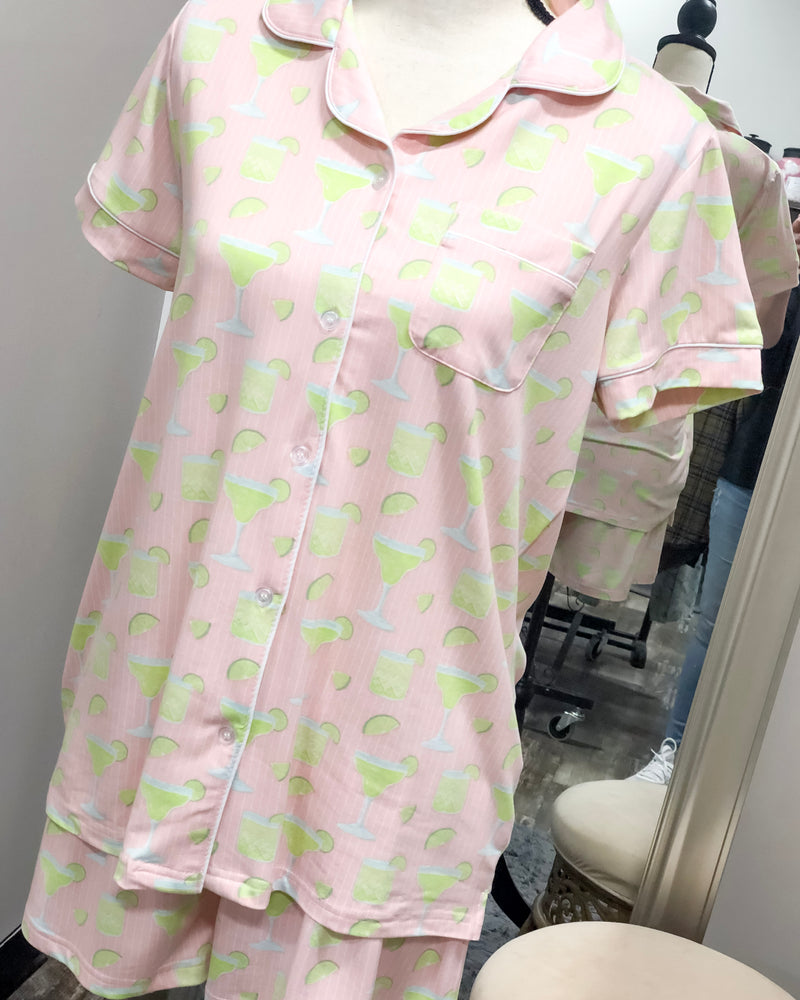 Salty But Sweet - Button Up Sleep Shirt