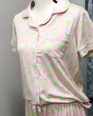 Salty But Sweet - Button Up Sleep Shirt