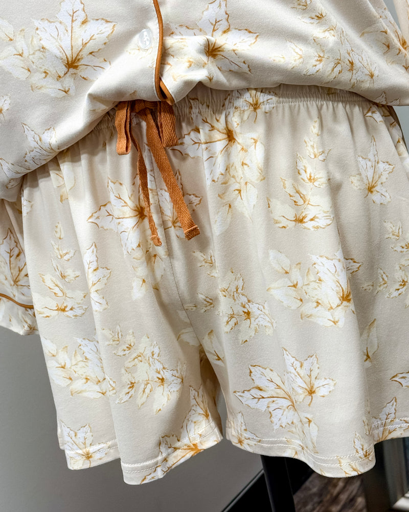Harvest Toile - Sleep Shorts