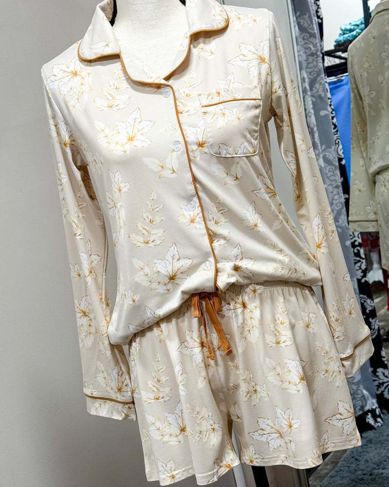 Harvest Toile - Sleep Shorts