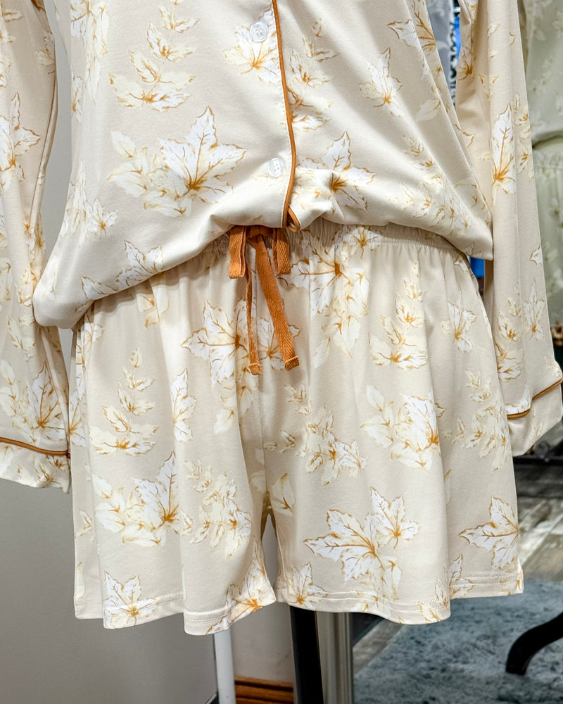 Harvest Toile - Sleep Shorts