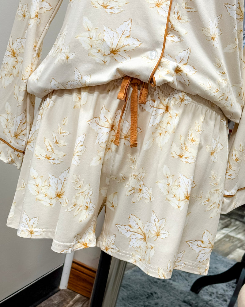 Harvest Toile - Sleep Shorts