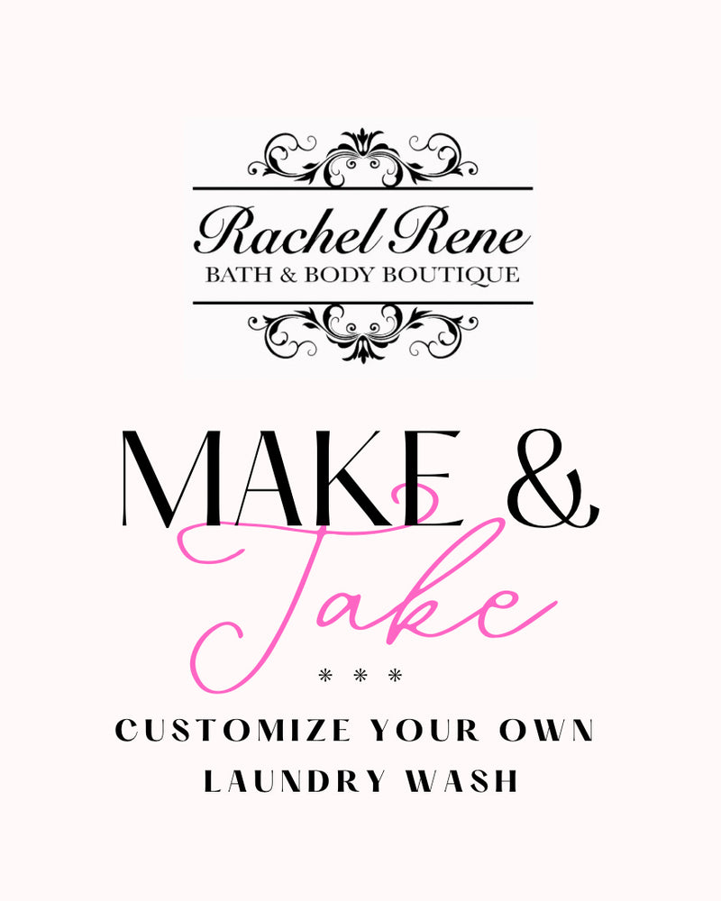 Make & Take Customizable Laundry Wash
