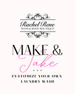 Make & Take Customizable Laundry Wash