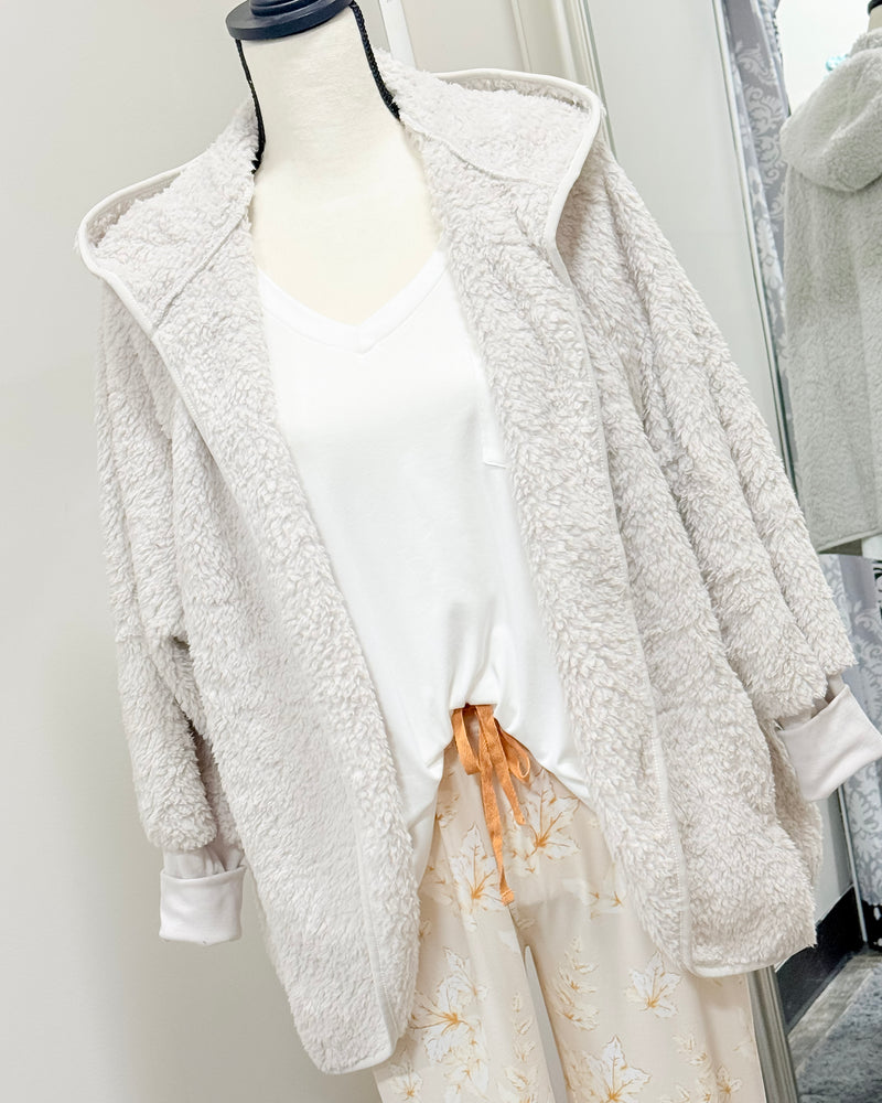 Comfort Zone Cardigan - Polar Gray