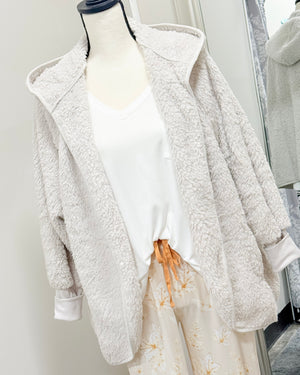 Comfort Zone Cardigan - Polar Gray