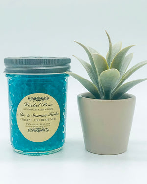 Aloe & Summer Herbs - Crystal Air Freshener