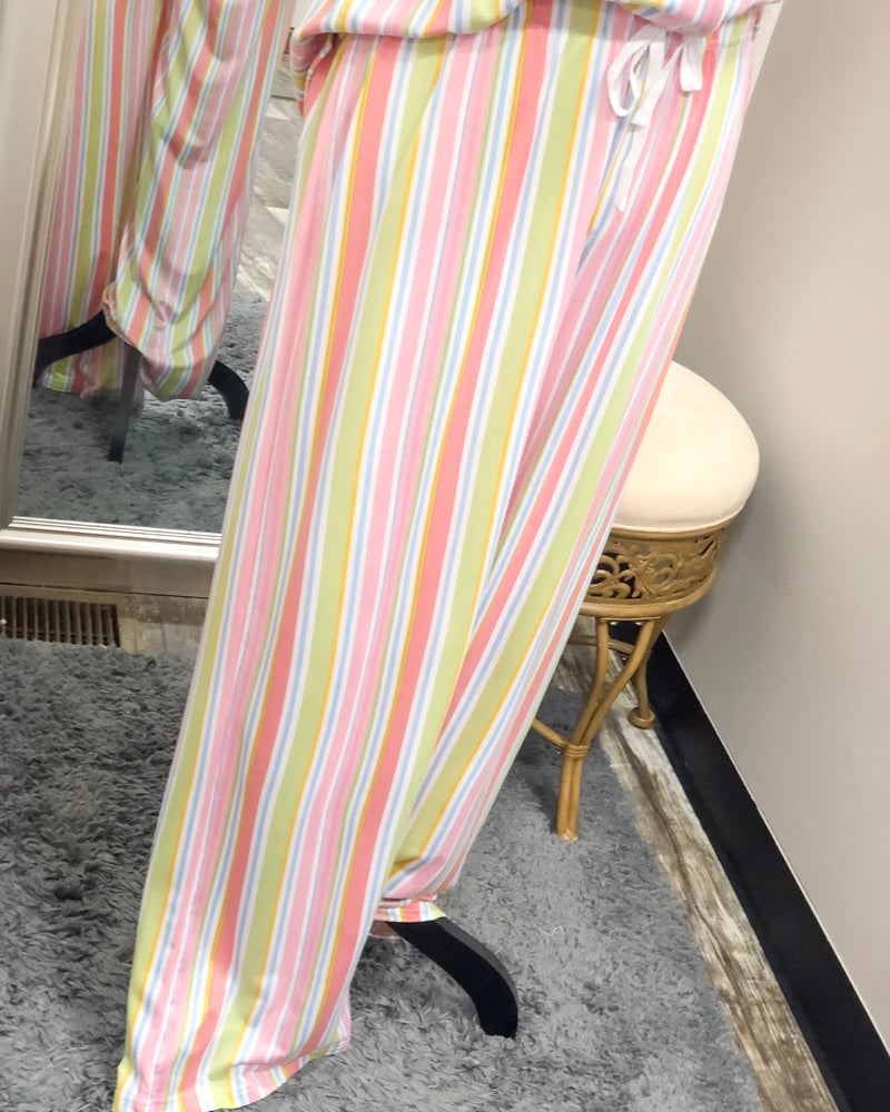 Janey Stripe - Pajama Pants