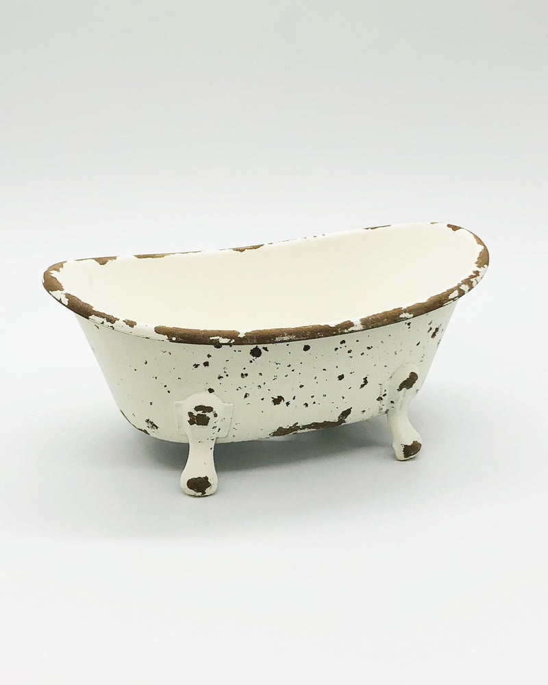 Distressed Cream Bathtub