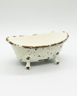 Distressed Cream Bathtub