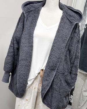 Comfort Zone Cardigan - Charcoal