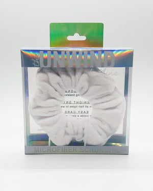 White Towelsie - Microfiber Scrunchie