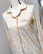 Harvest Toile - Button Up Sleep Shirt