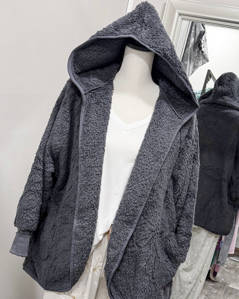 Comfort Zone Cardigan - Charcoal