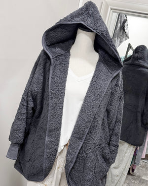 Comfort Zone Cardigan - Charcoal