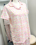 Tulip Fields - Button Up Sleep Shirt