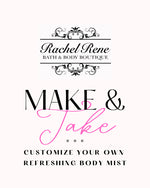 Make & Take Customizable Refreshing Body Mist