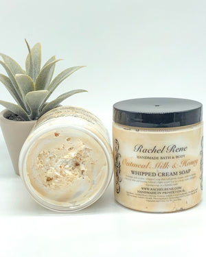 Oatmeal Milk & Honey Whipped Cream Soap