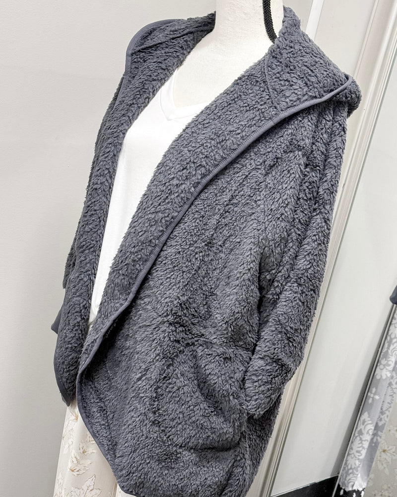Comfort Zone Cardigan - Charcoal