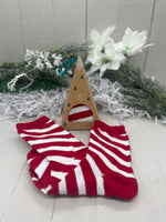 Kid's Ornament Socks - Candy Stripe