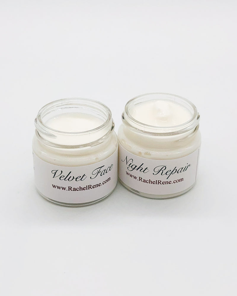 Facial Cream Sample Set - Velvet Face and Night Repair