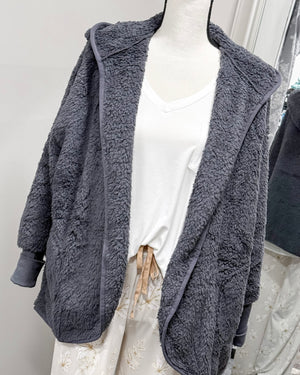 Comfort Zone Cardigan - Charcoal