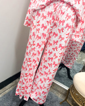 Annie Lounge Set - Red Bows