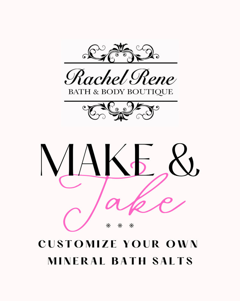 Make & Take Customizable Mineral Bath Salts