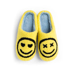 Super Fuzzy Slippers - Smiley Face