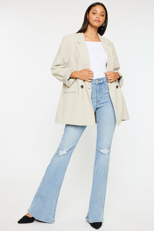 Odie High Rise Flare Jeans - Light Wash