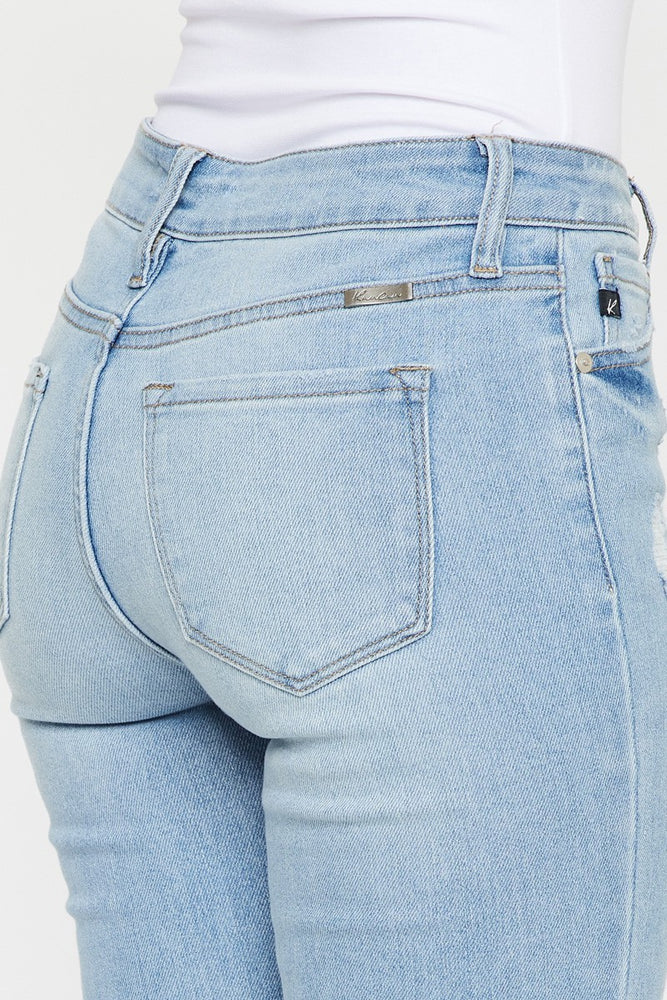 Odie High Rise Flare Jeans - Light Wash