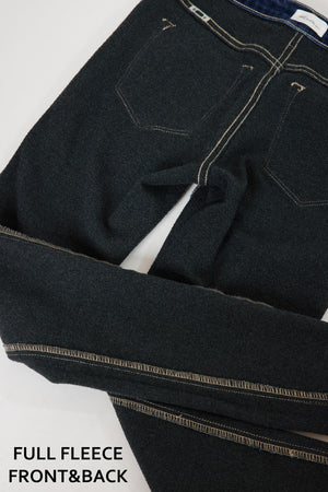 Rochelle High Rise Super Skinny Fleece Jeans - Dark Wash