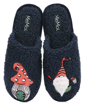 Women's Gnome & Mushroom Plush Hard Bottomed Slippers