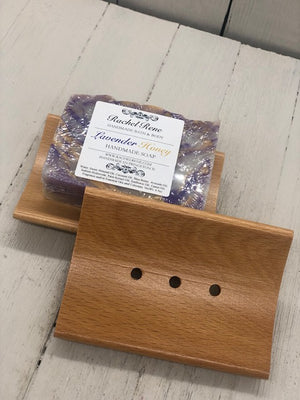 Soap Dish - Curved Bamboo Small
