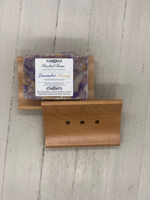 Soap Dish - Curved Bamboo Small