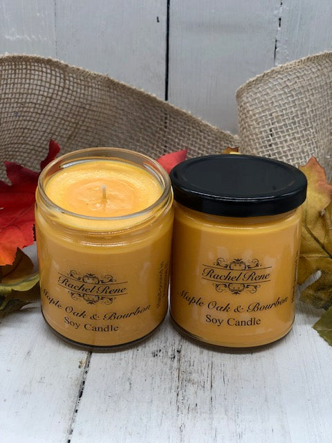 Maple Oak & Bourbon Soy Candle