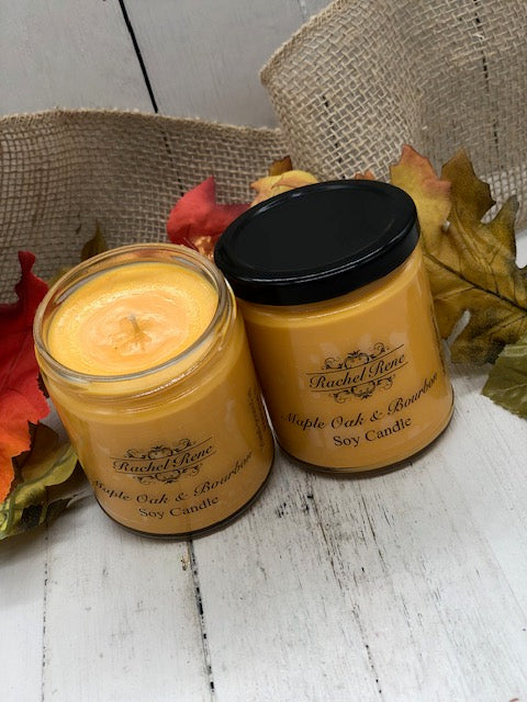 Maple Oak & Bourbon Soy Candle