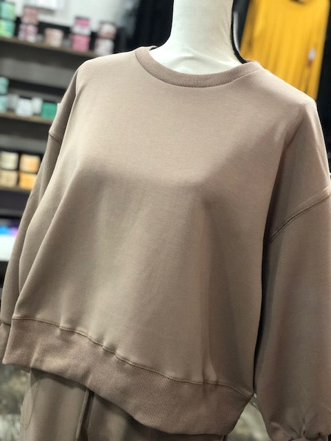 Millie LUX Sweatshirt - Mocha