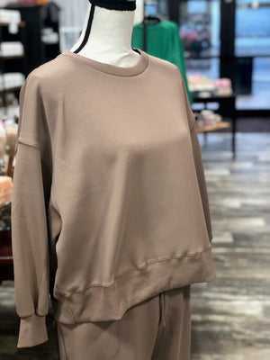 Millie LUX Sweatshirt - Mocha