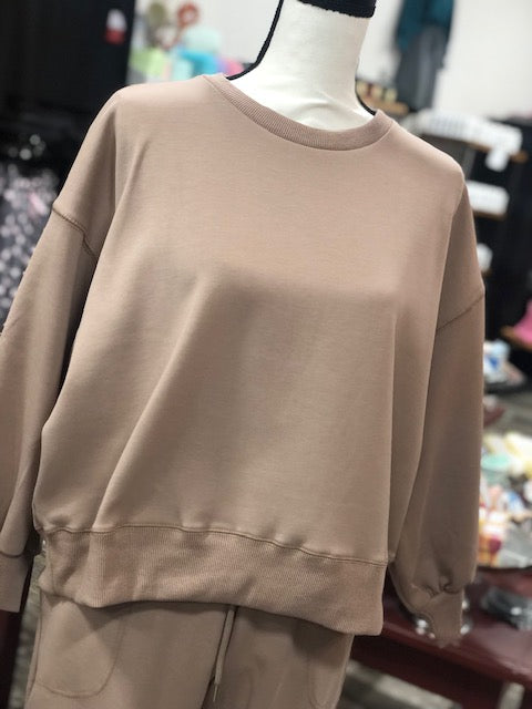 Millie LUX Sweatshirt - Mocha