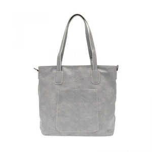 Dusty Blue Terri Traveler Top Zip Handbag