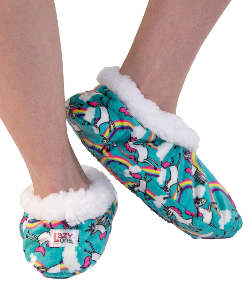 Unicorns - Fuzzy Feet Slippers