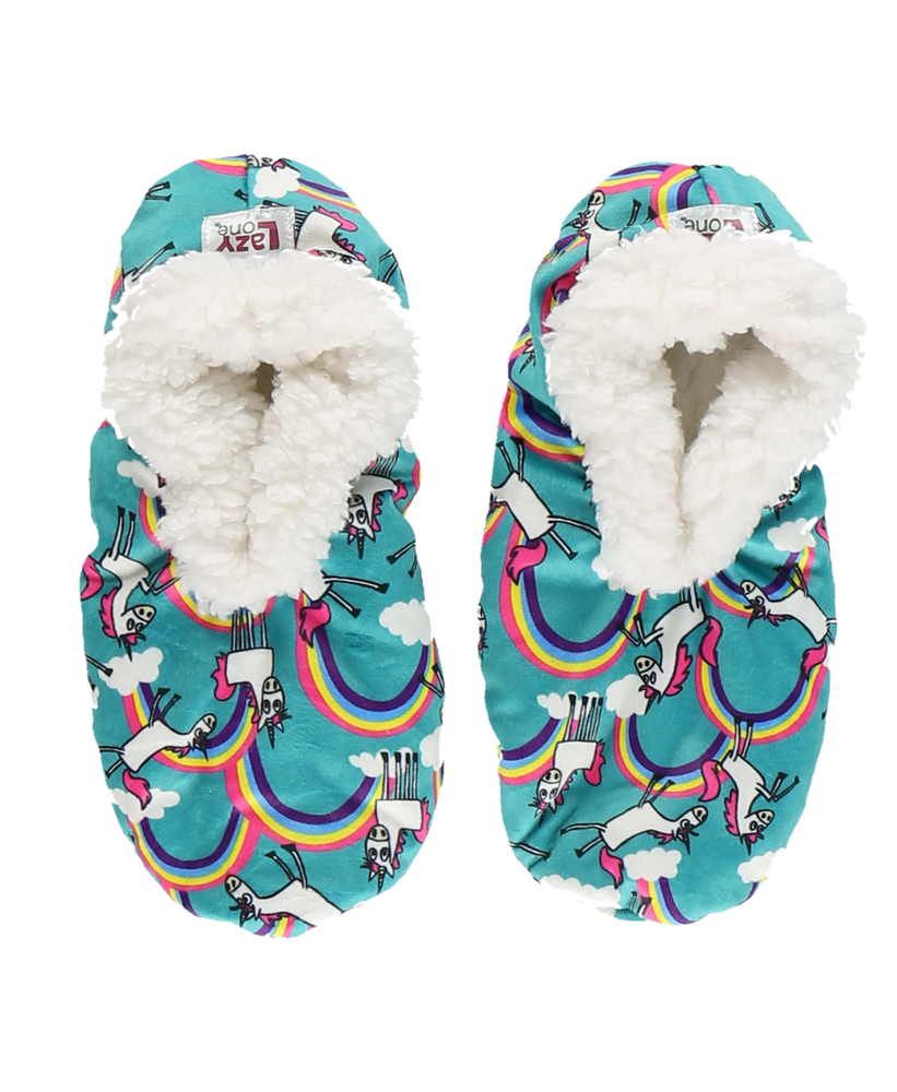 Unicorns - Fuzzy Feet Slippers