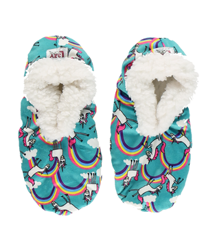 Unicorns - Fuzzy Feet Slippers