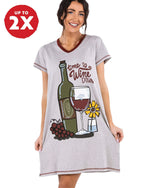 Wine Down - Women's Nightshirt