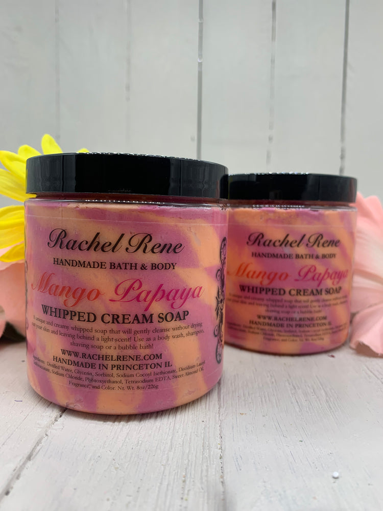 Mango Papaya Whipped Soap