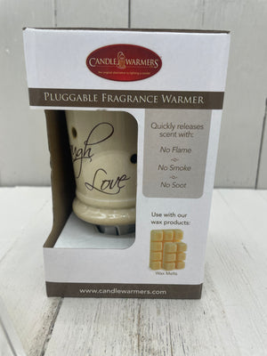 Pluggable Fragrance Warmer - Live, Laugh, Love
